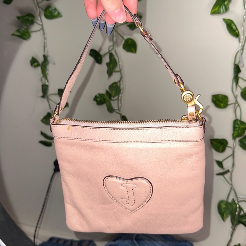Vintage Juicy Couture Pink Mini Charm Bag Gold Hardware Y2K - Picture 2 of 11